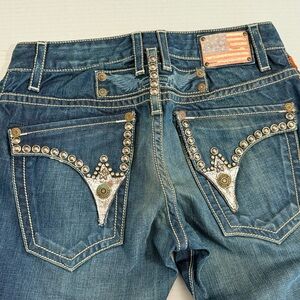 New Men's ROBIN'S JEAN sz 29 Straight Studded Jeans